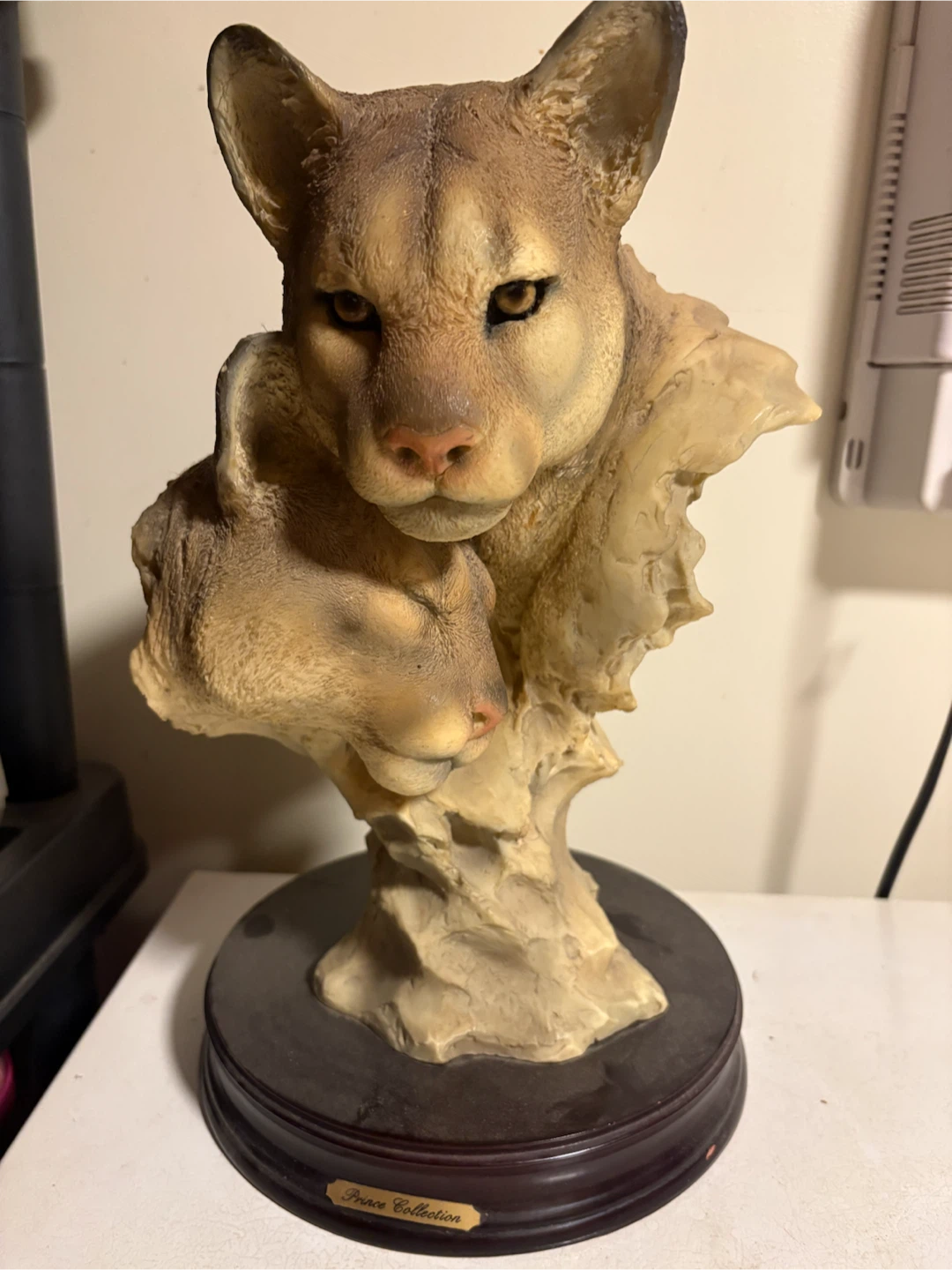 Prince Collection Cougar and Cub Statue