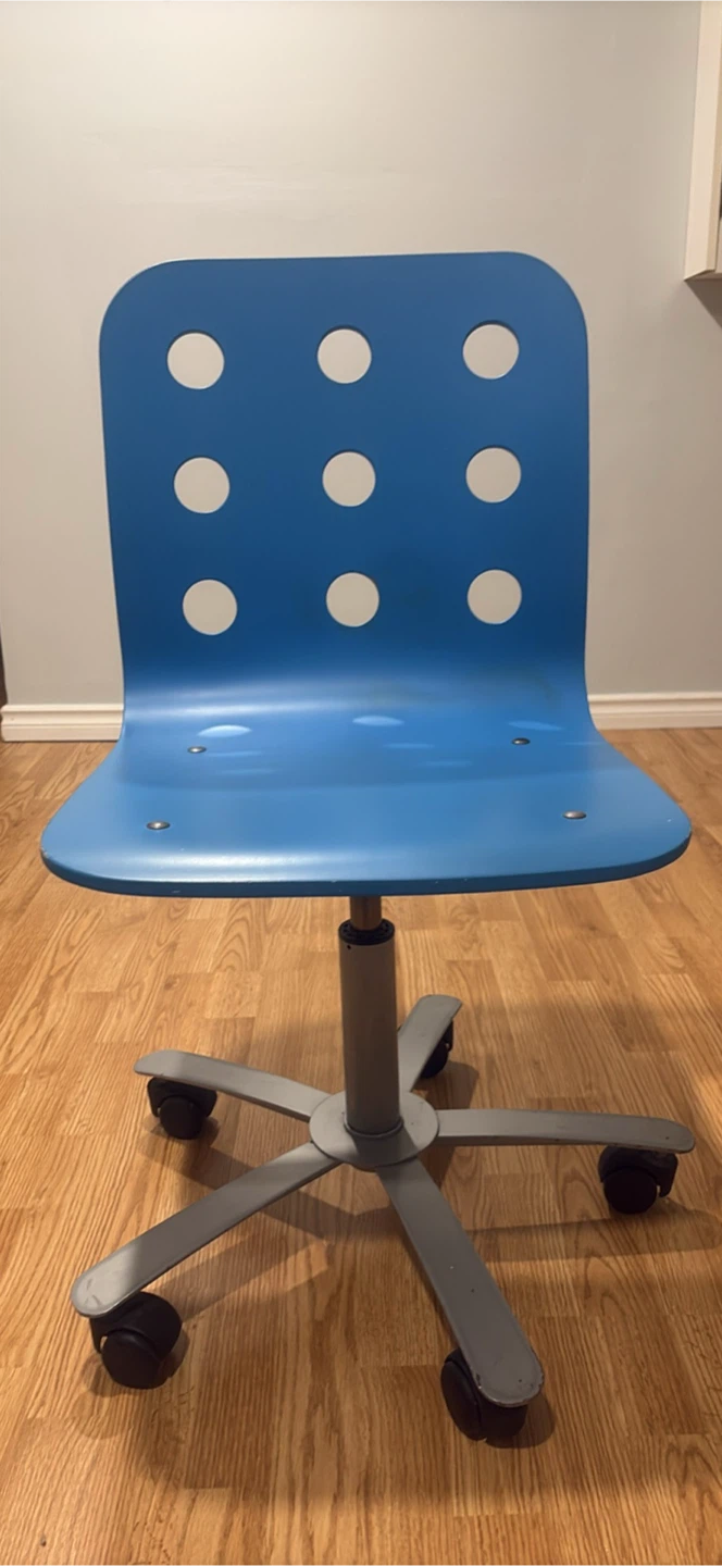 Blue Swivel Office Chair