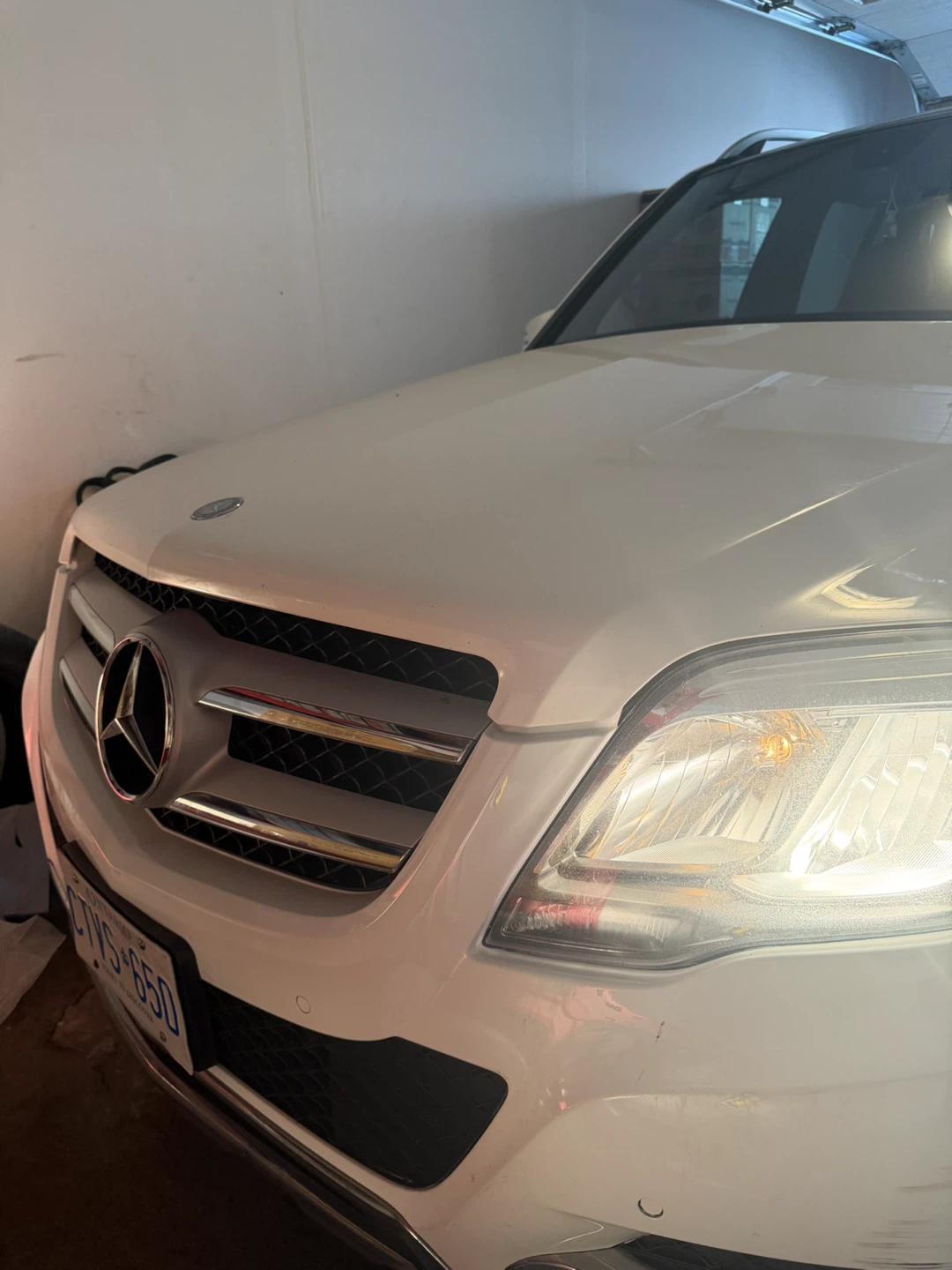 White Mercedes-Benz GLK 250 Bluetec - photo 5