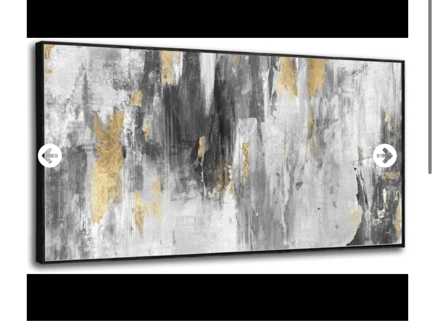 Abstract Grey Wall Art Canvas
