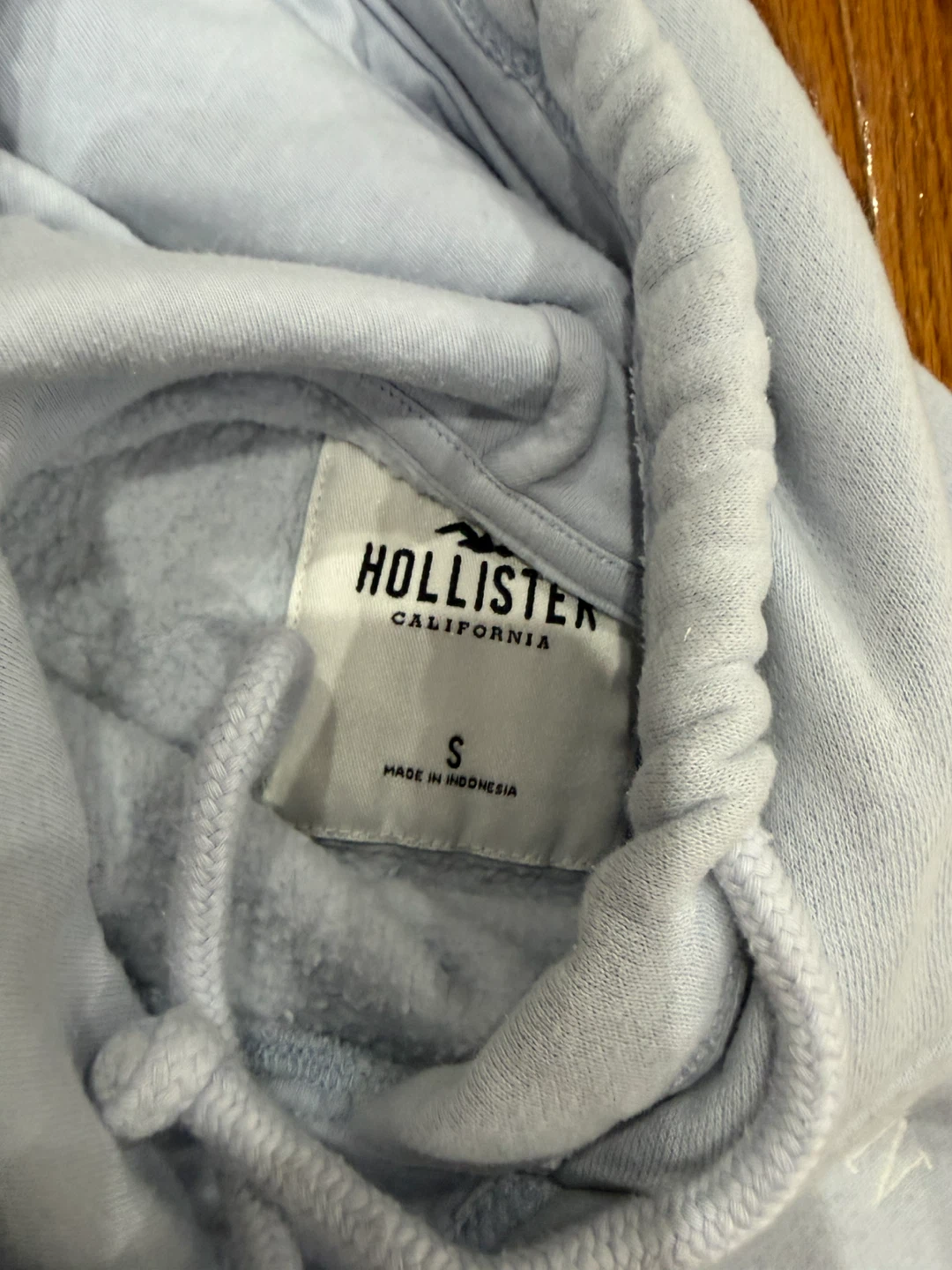 Hollister Hoodie - Light Blue - Size S