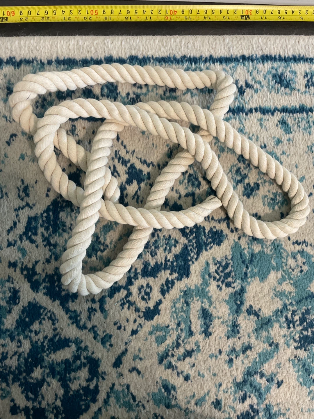 White Twisted Rope