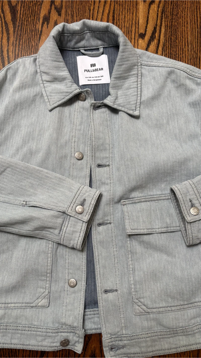 Pull & Bear Denim Jacket and Zara Denim Shorts - photo 5