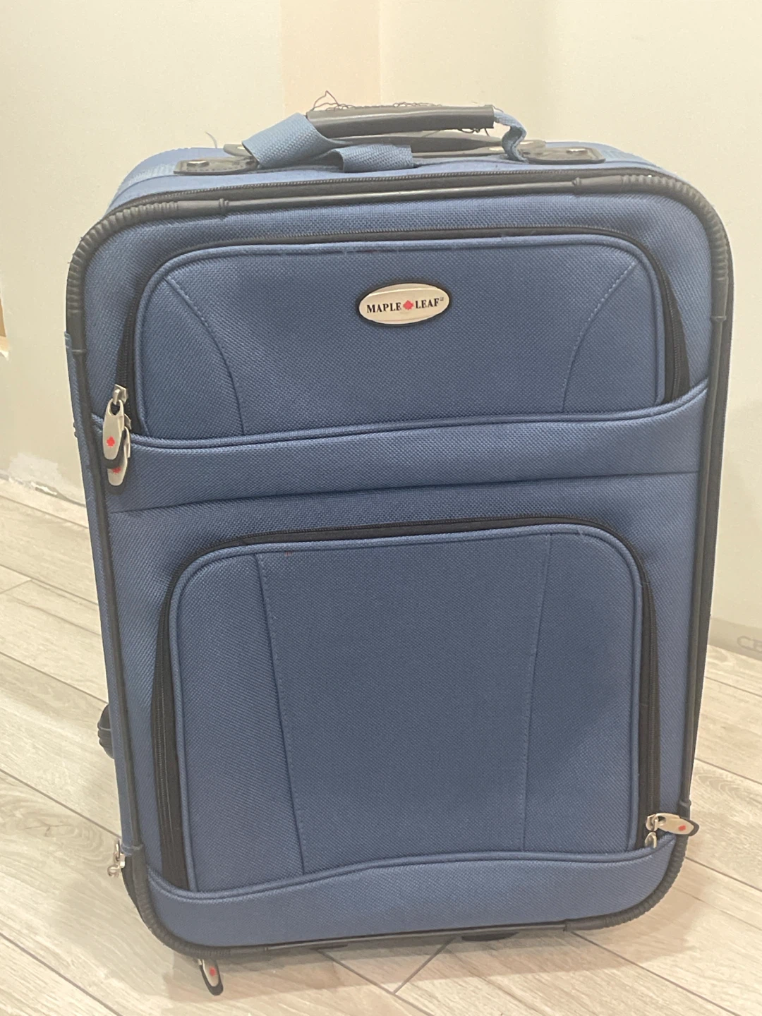 Maple Leaf Blue Carry-On Luggage