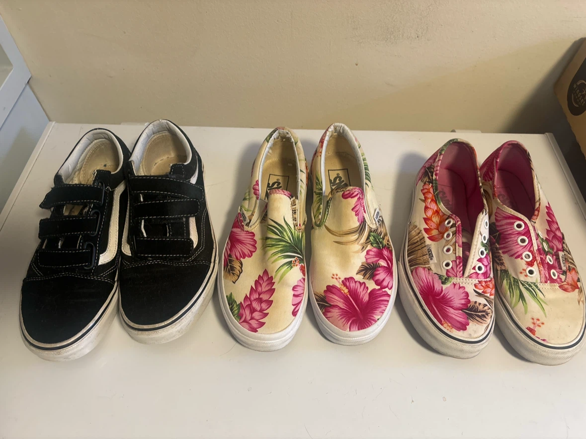 Vans Old Skool, Slip-On & Authentic Shoes - 3 Pairs