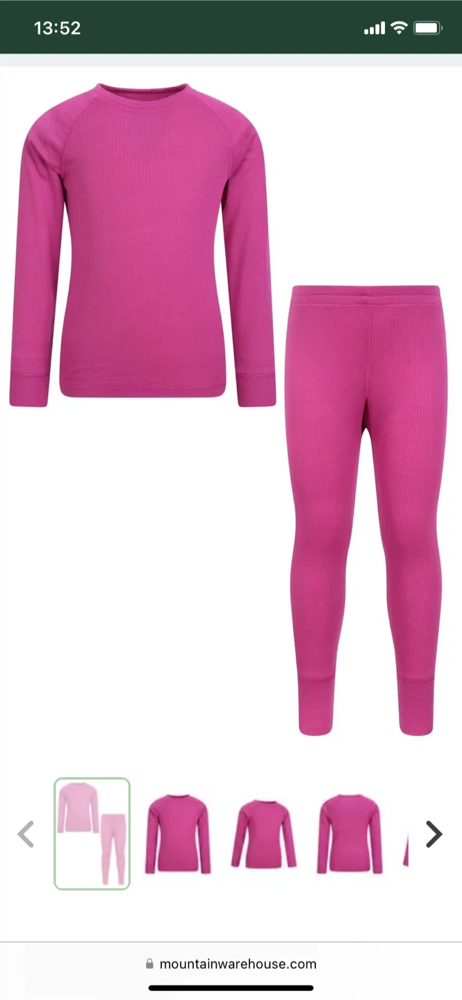 Mountain Warehouse Kids Talus Base Layer Set