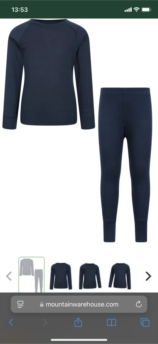 Mountain Warehouse Kids Talus Base Layer Set - photo 2