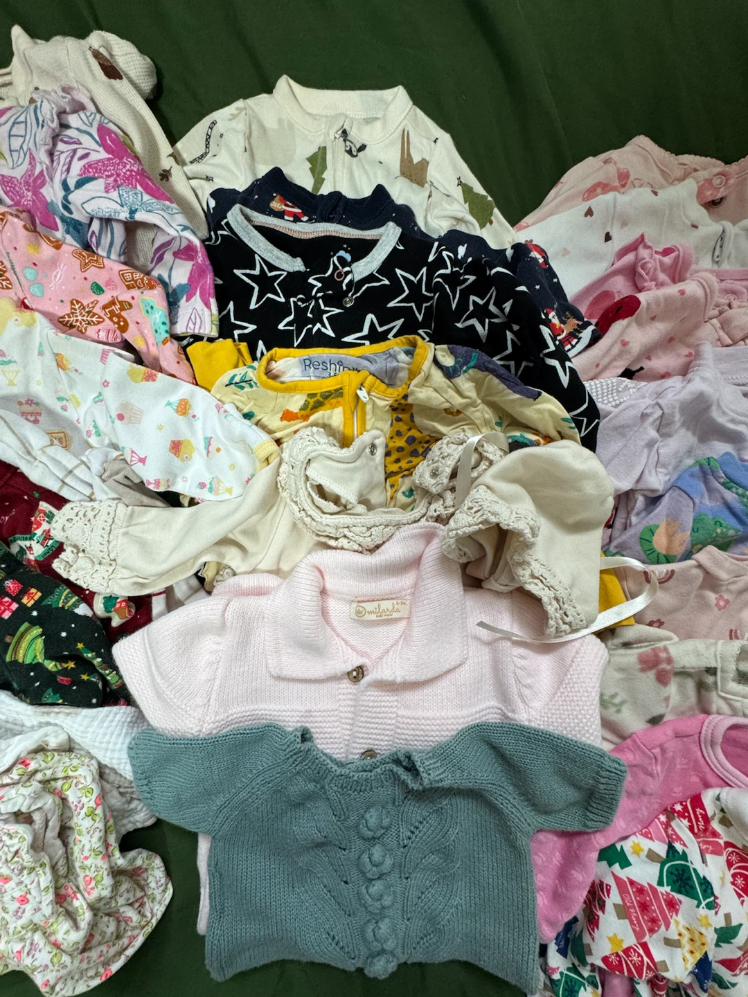 Bundle of Baby Girl’s  - 50 pcs Assorted Brands and Sizes - photo 5