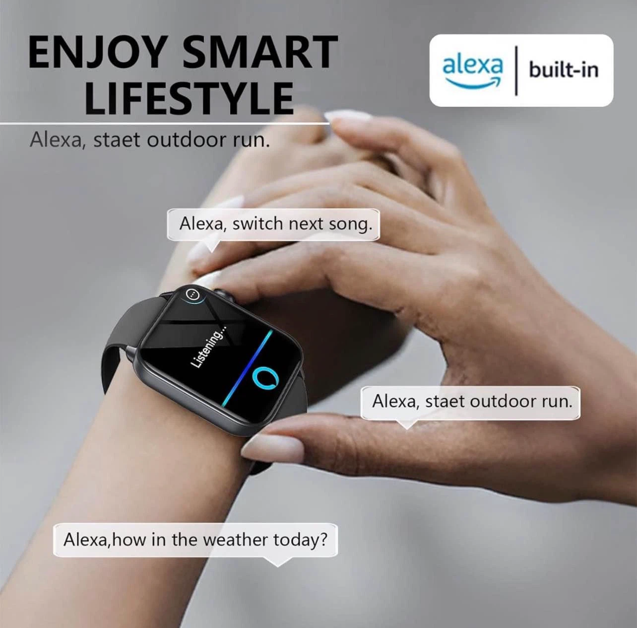Fitness Tracker Smartwatch with Bluetooth Call - photo 2