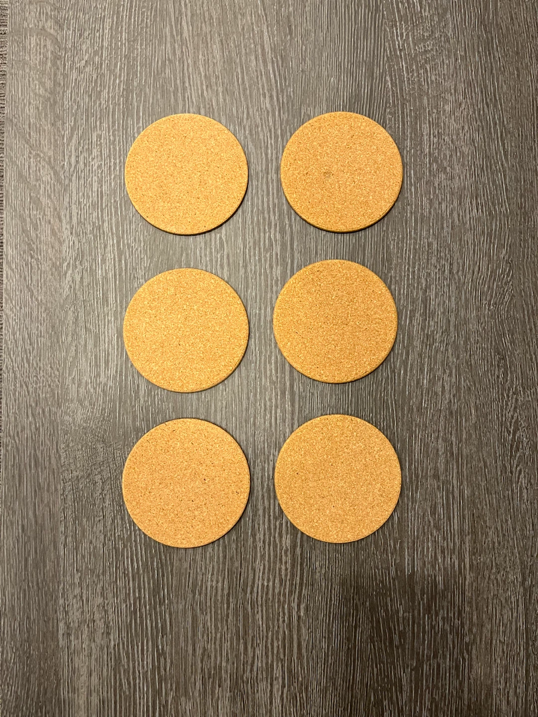 6 round coasters - photo 2
