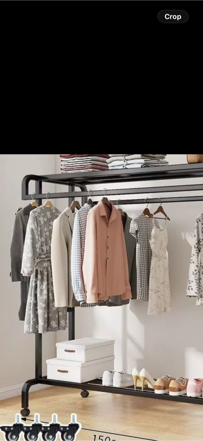Heavy Duty Metal Clothes Rack - photo 2
