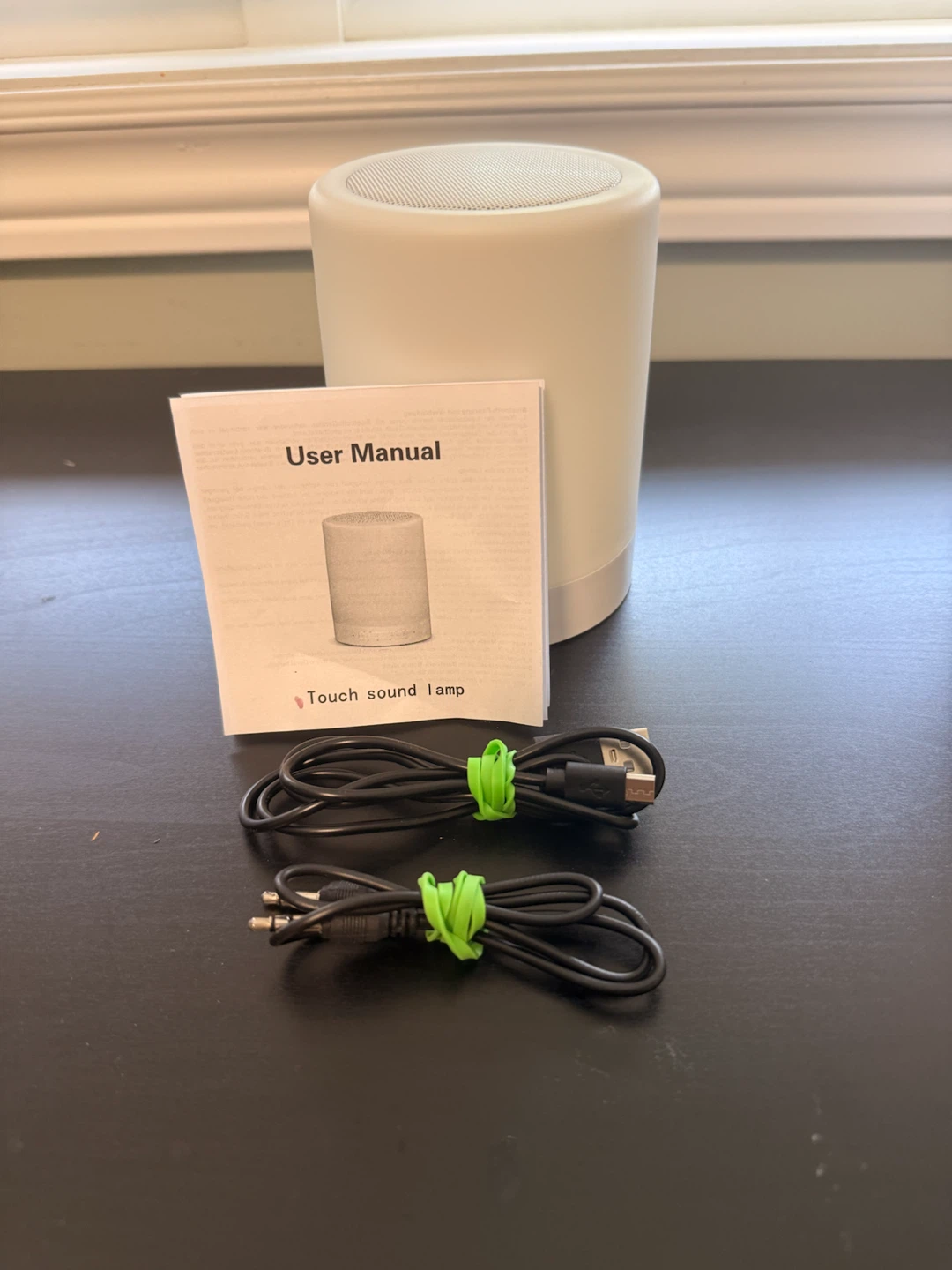 White Touch Sound Lamp with Bluetooth - photo 2