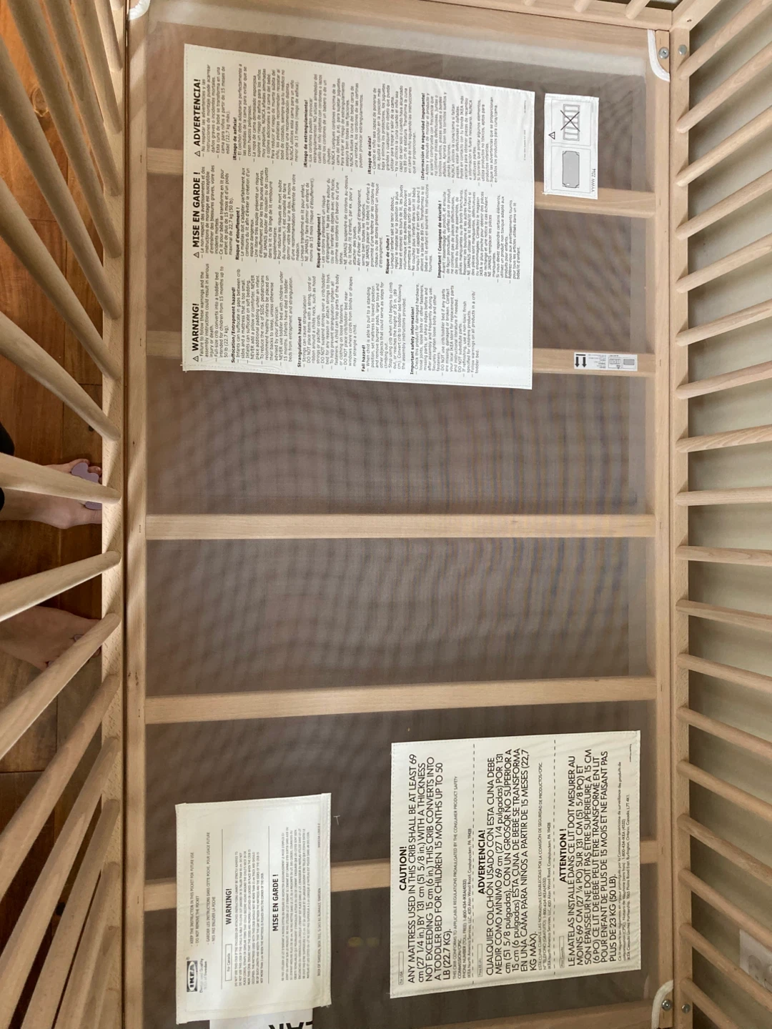 IKEA Sniglar Baby Crib - photo 3