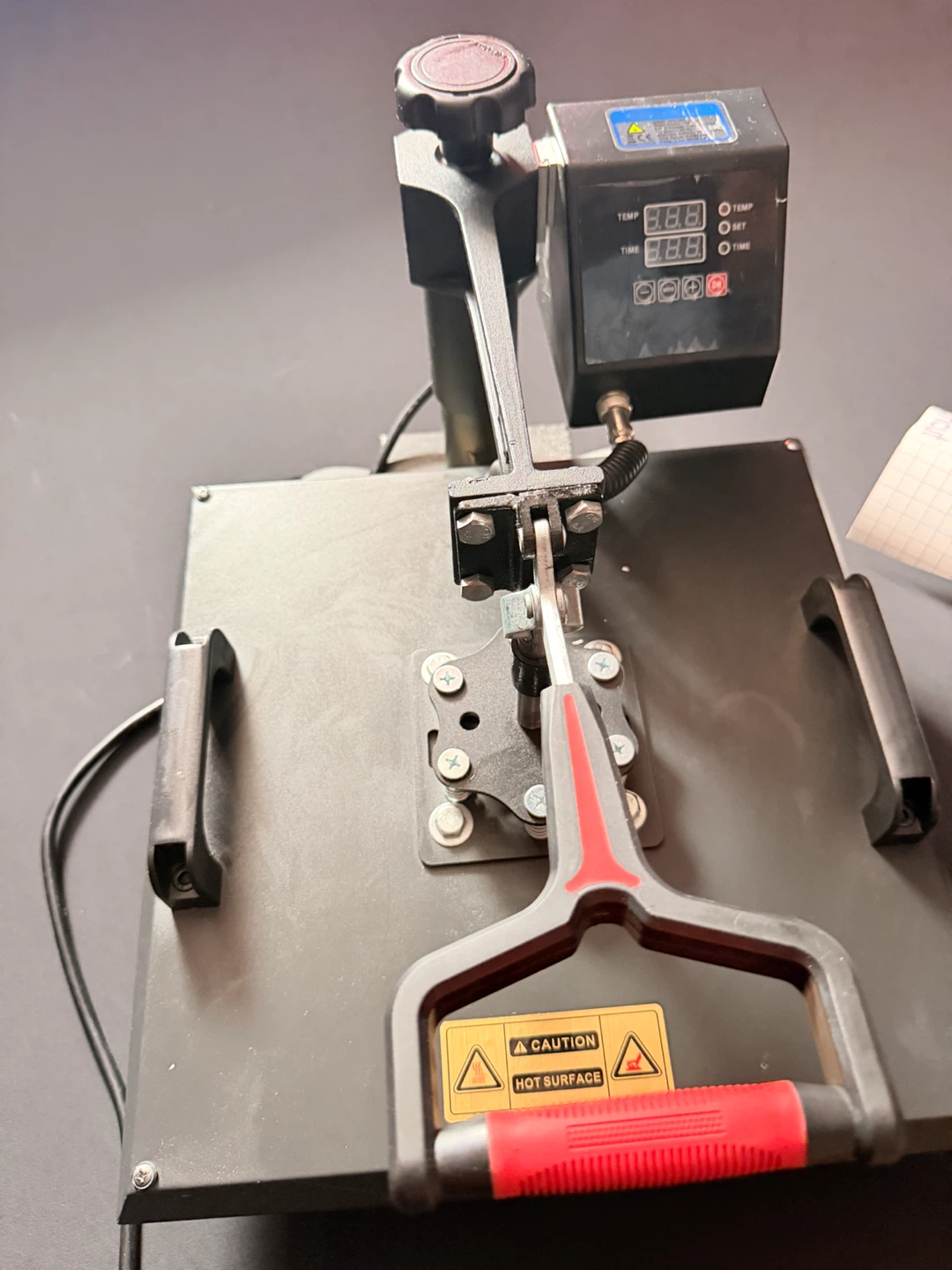 8-in-1 Heat Press with mug/hat/plate attachments - photo 2