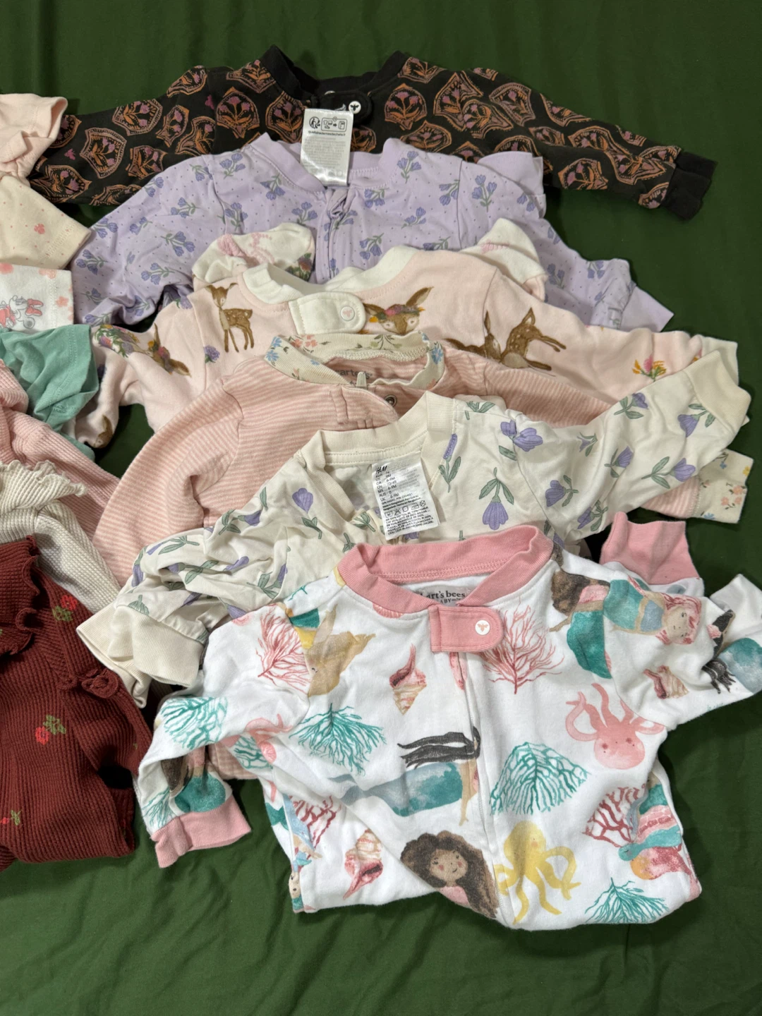 Baby Girls Clothes Bundle - 30pcs Assorted Brands & Sizes - photo 2