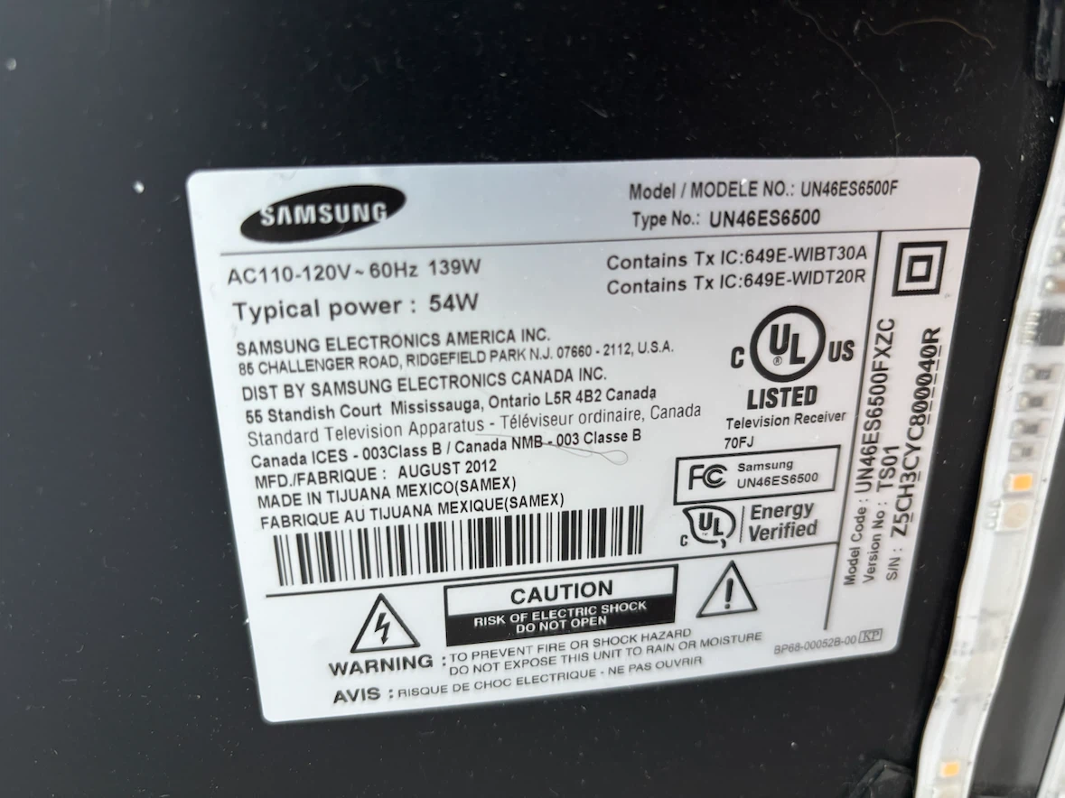 46’ Samsung TV - photo 2