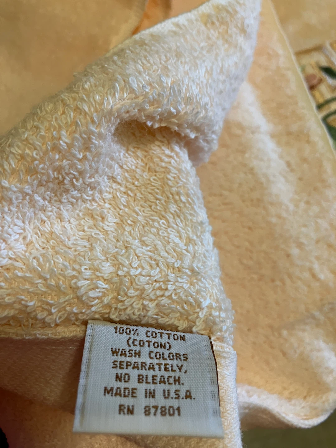 New-Vintage Avanti Cotton Towel-49”x25” - photo 3