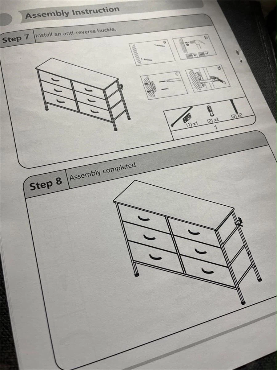 6-Drawer Dresser with Storage Shelves - photo 2