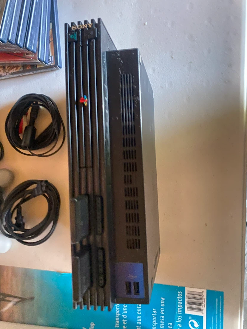 Sony PlayStation 2 Fat Console + Cables  Bundle - photo 3