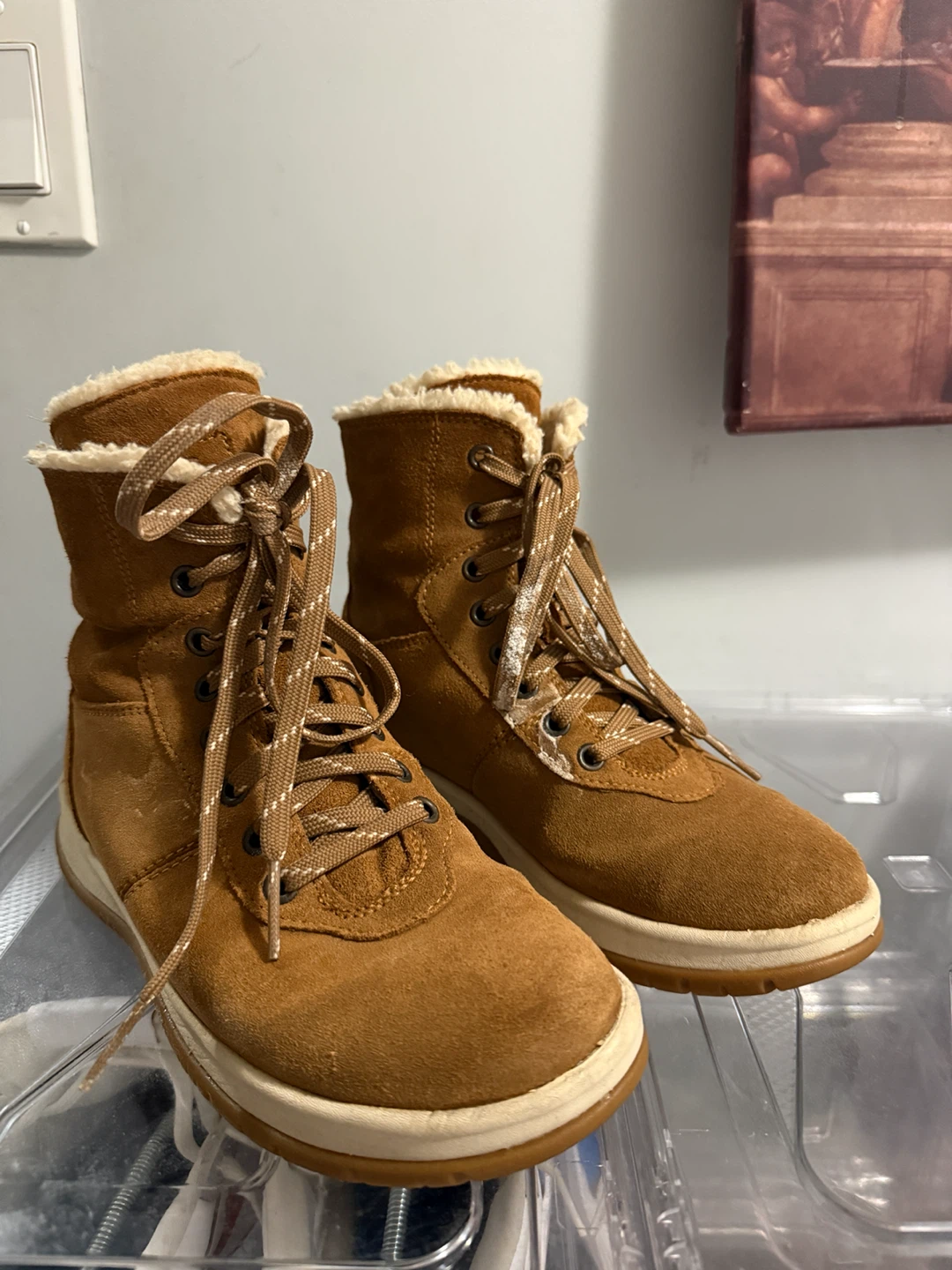 Ugg Women's Brown Suede & Shearling Winter Boots - photo 2
