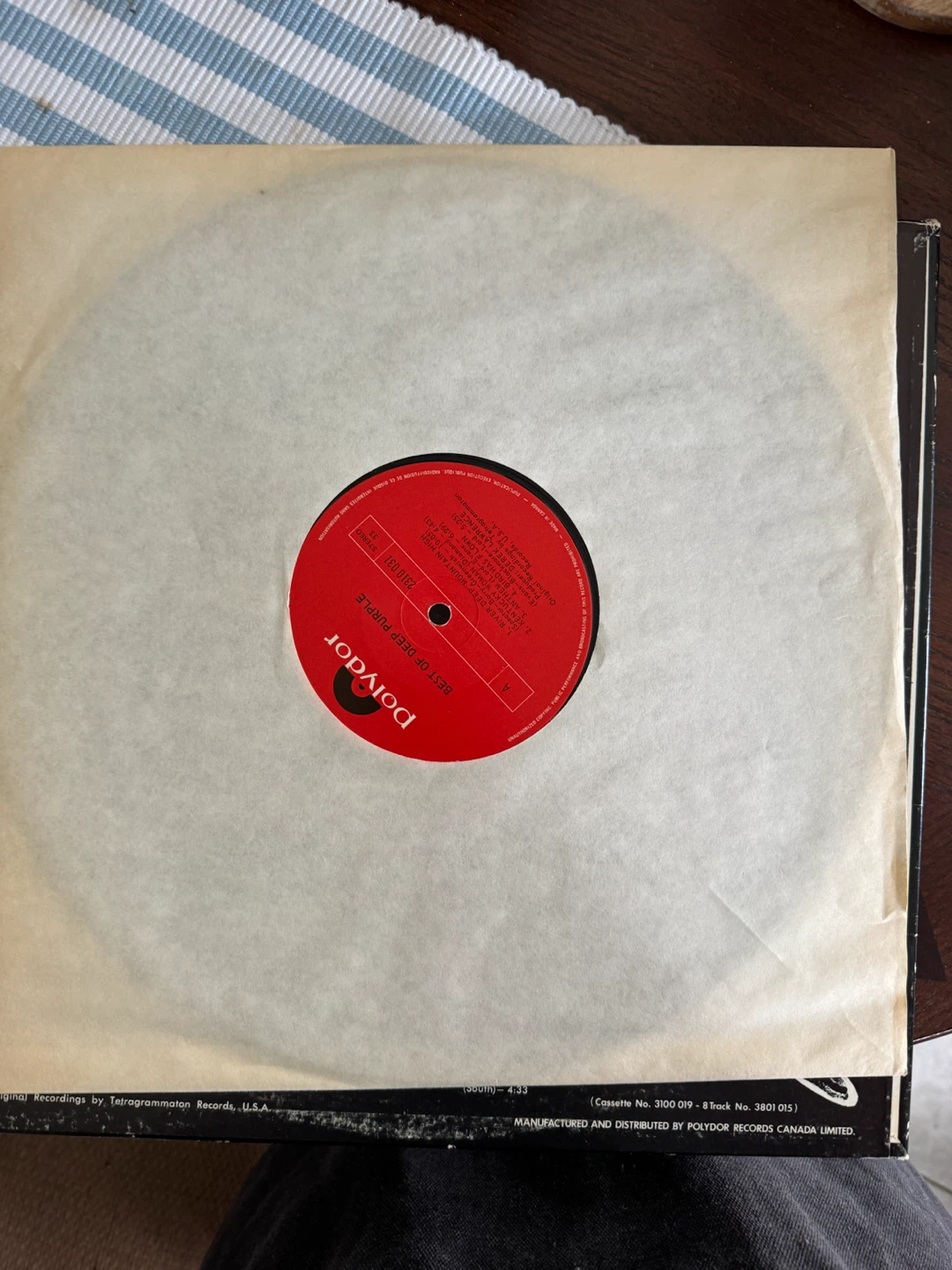 Best of Deep Purple Vinyl LP Polydor Records - photo 3