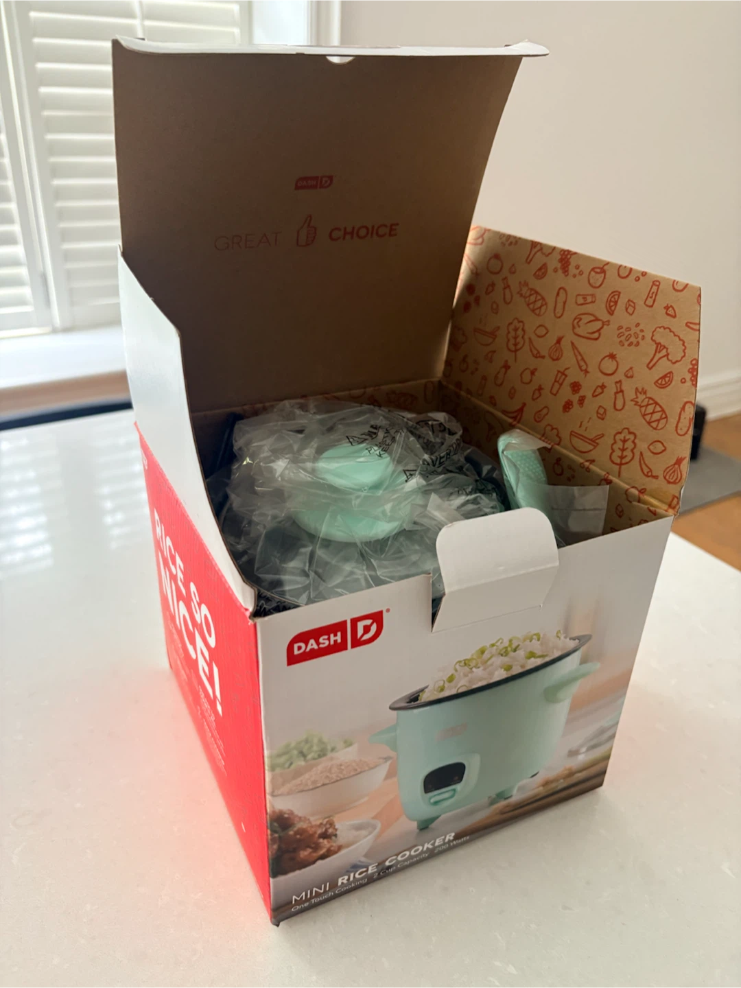 Dash Mini Rice Cooker - Mint Green New never used - photo 5
