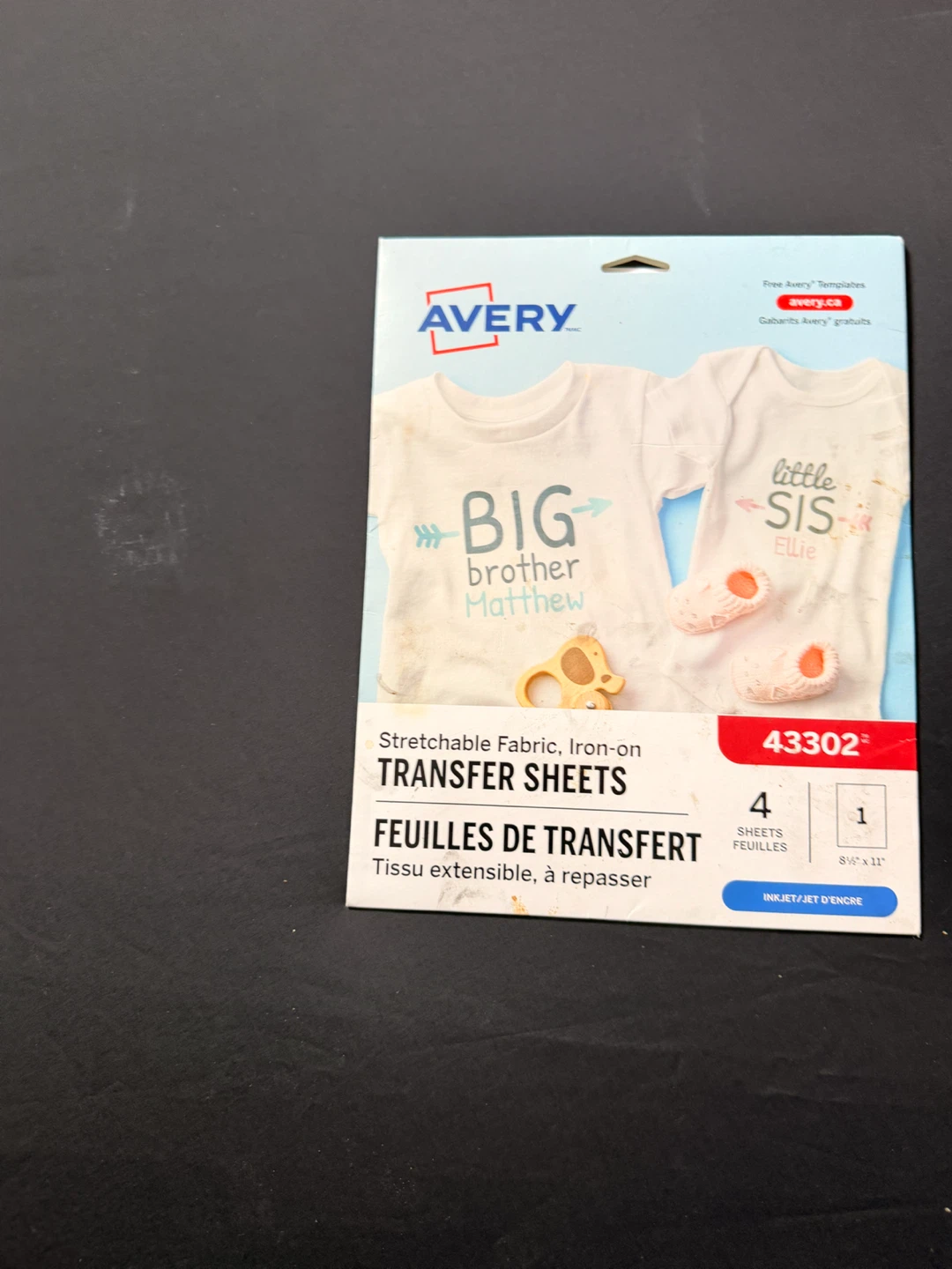 Avery Glossy White Round Labels & Transfer Sheets
