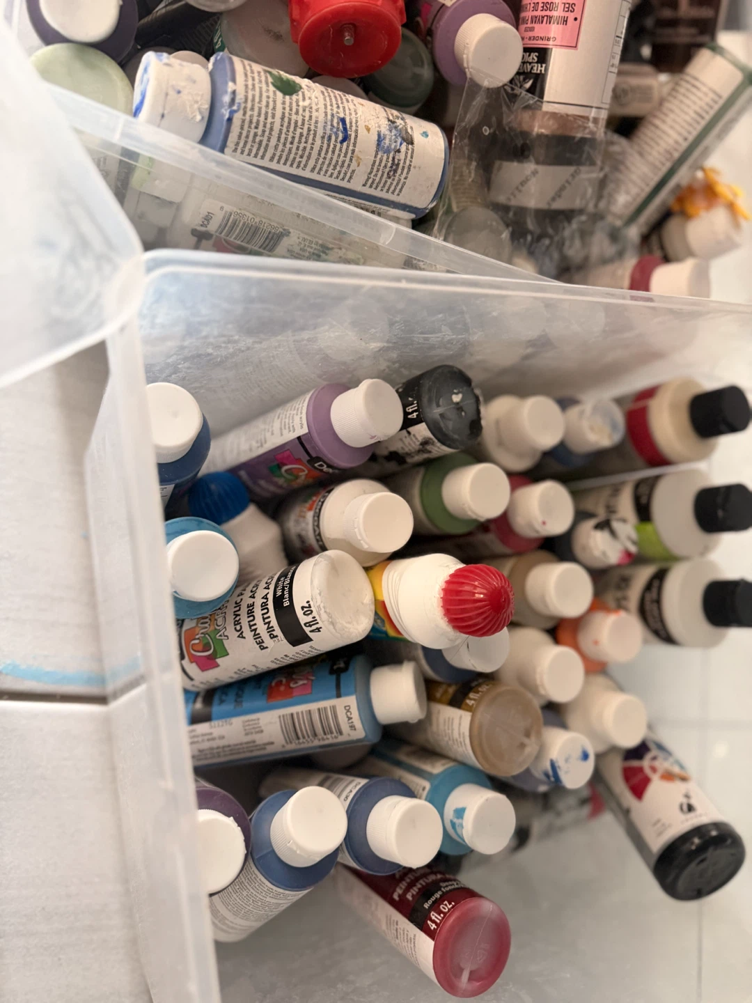 Acrylic Paint Bottles