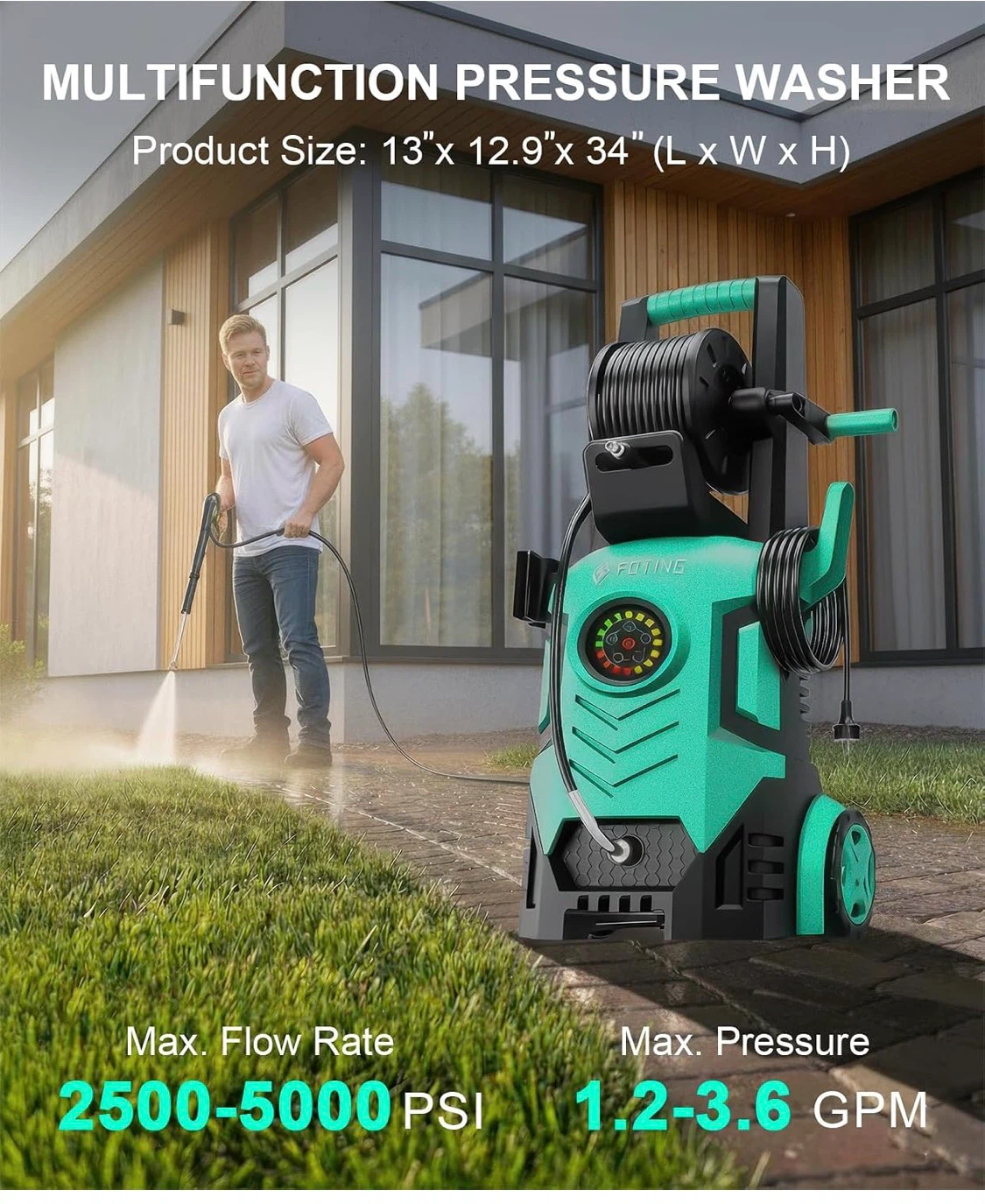 FOTING Multifunction Pressure Washer - photo 2