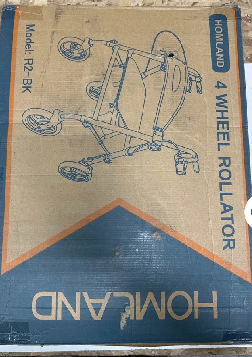 HOMELAND 4 Wheel Rollator R2-BK - photo 5