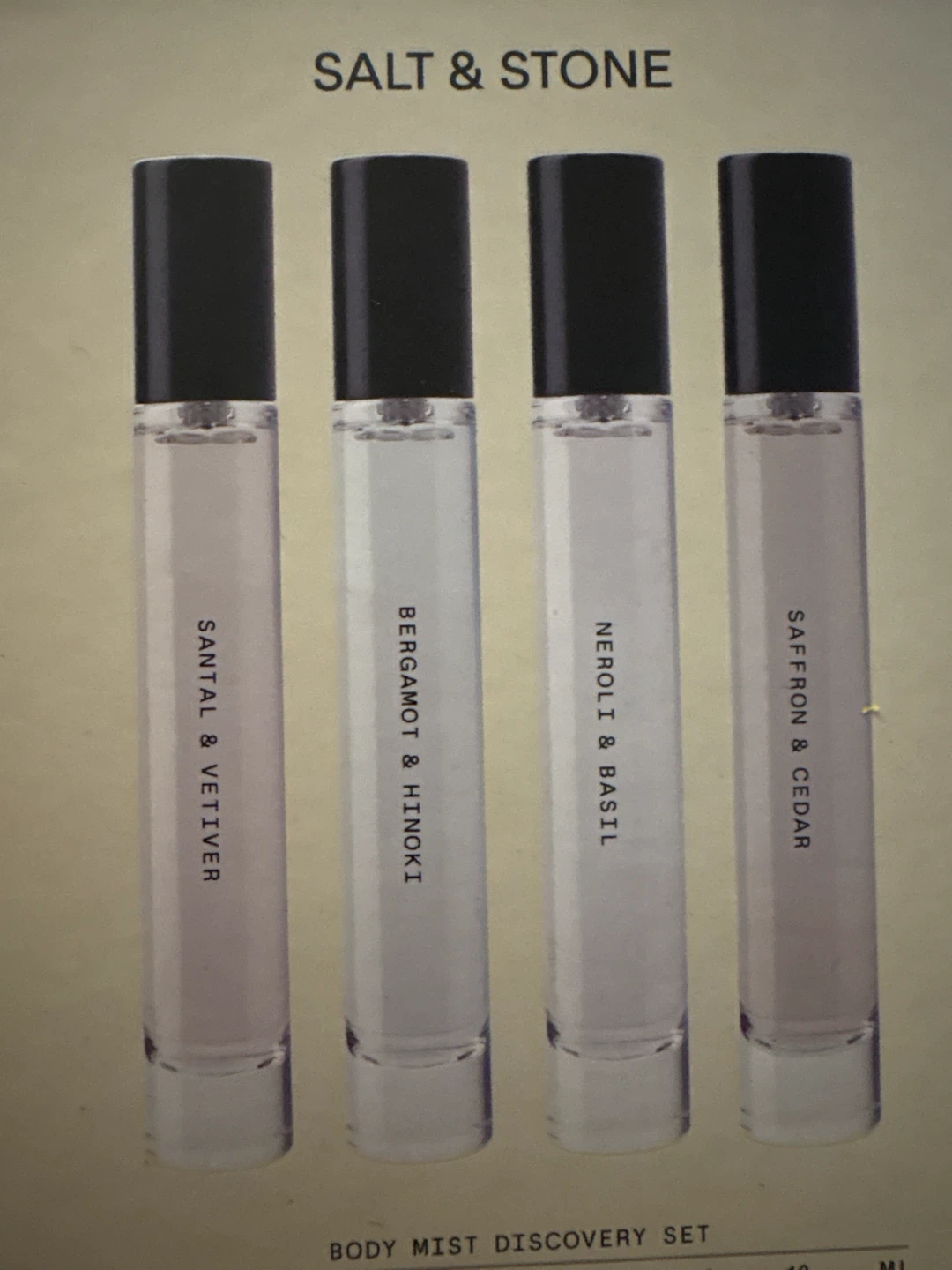 New SALT & STONE Body Mist Discovery Set