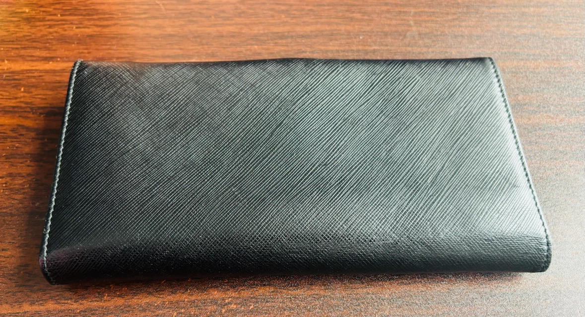 Salvatore Ferragamo Black Leather Gancini Wallet - photo 2