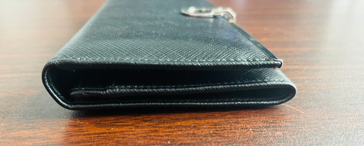 Salvatore Ferragamo Black Leather Gancini Wallet - photo 3