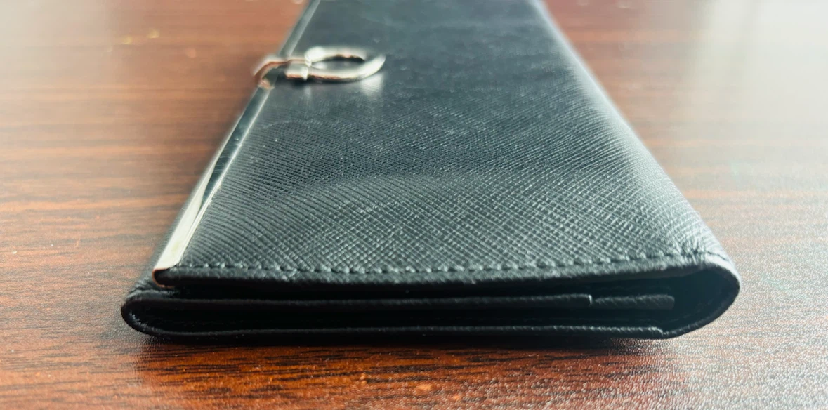 Salvatore Ferragamo Black Leather Gancini Wallet - photo 4