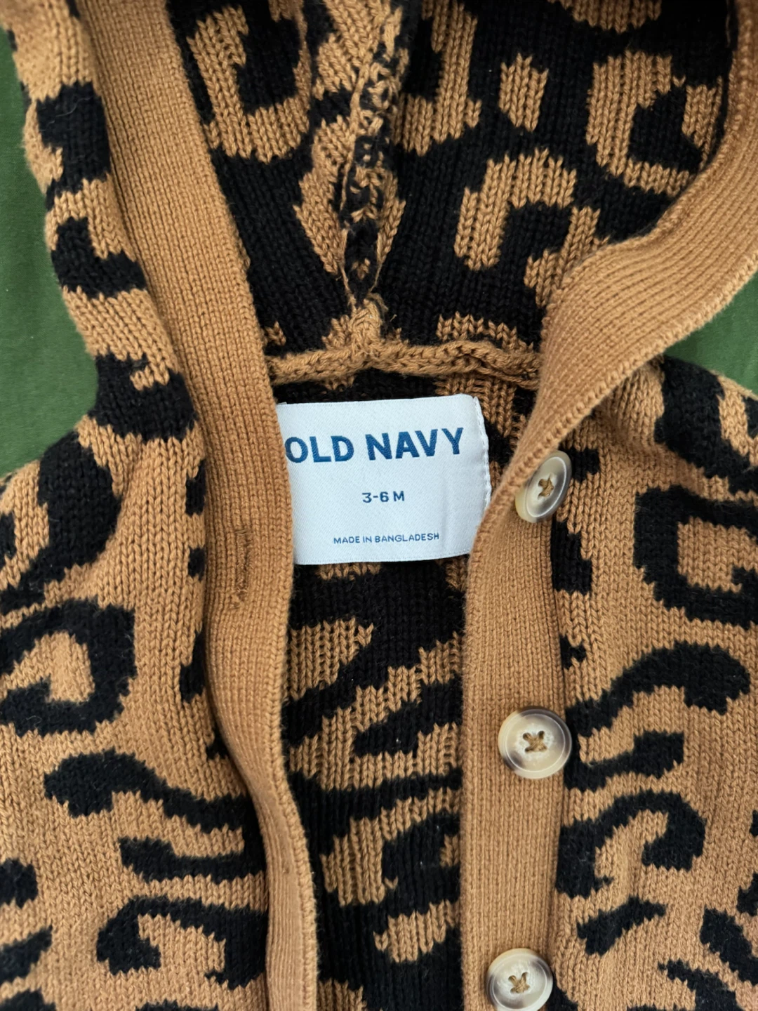 Old Navy Baby Leopard Print Cardigan
