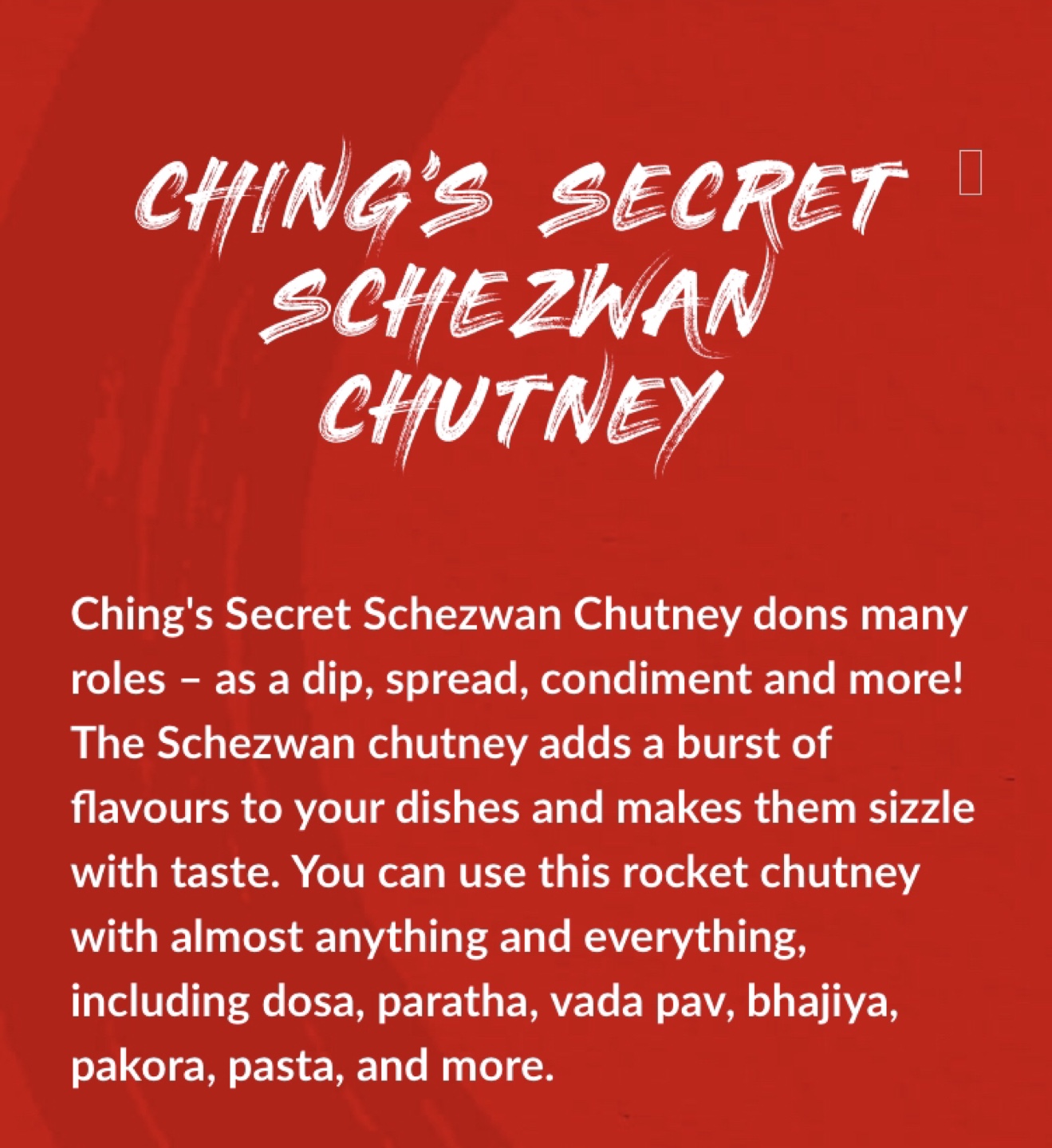Ching’s Secret Schezwan Chutney ✨NEW - photo 2