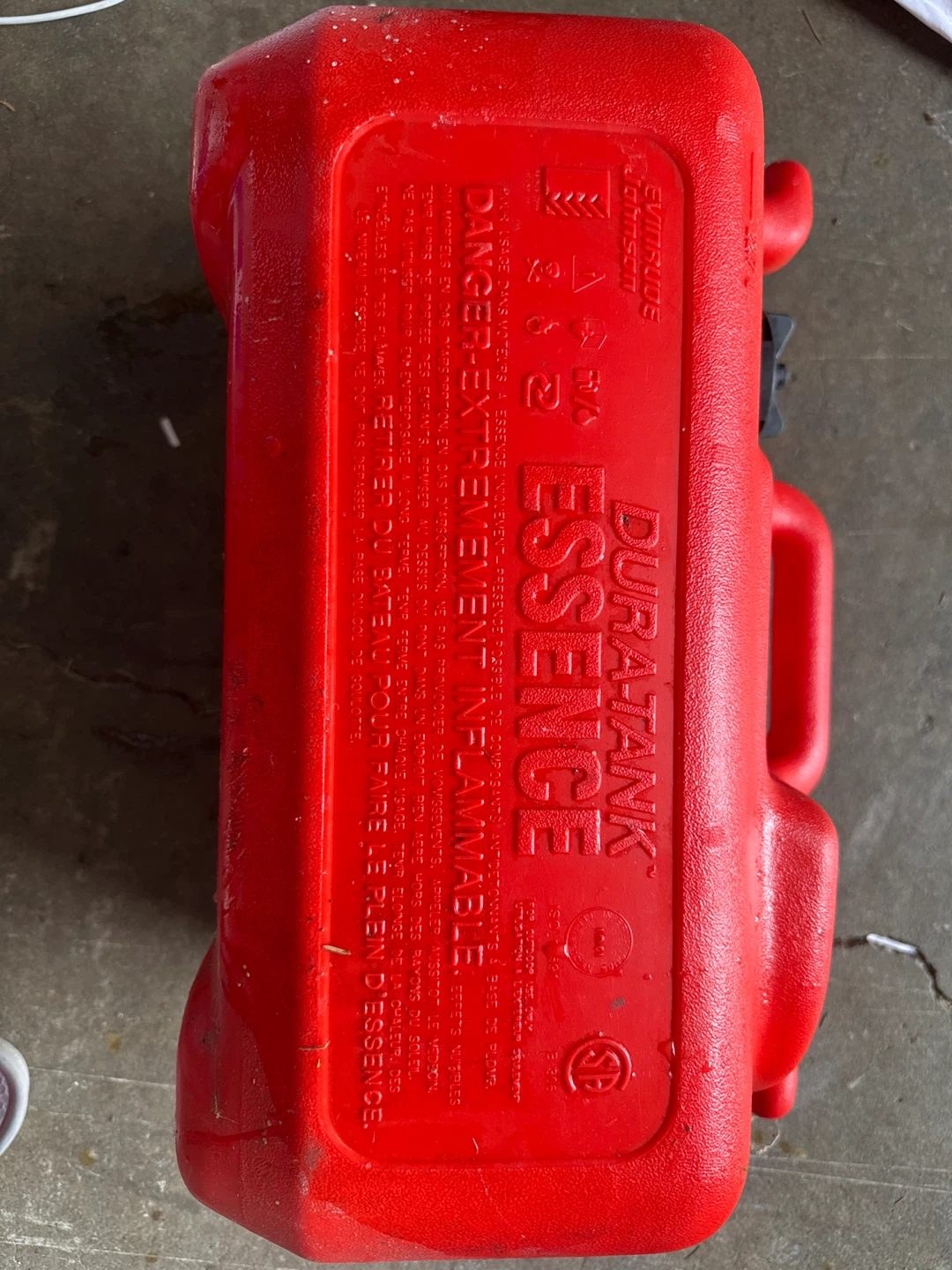 Evinrude Johnson Dura-Tank Gasoline Fuel Can 6 Gallon - photo 3