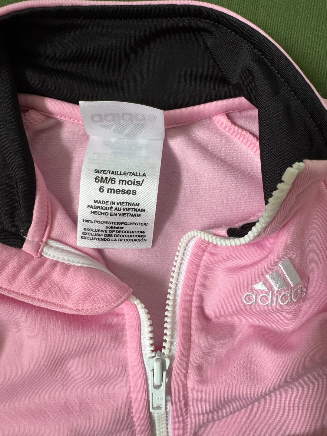 Adidas Baby Tracksuit Set - Pink & Black - photo 2