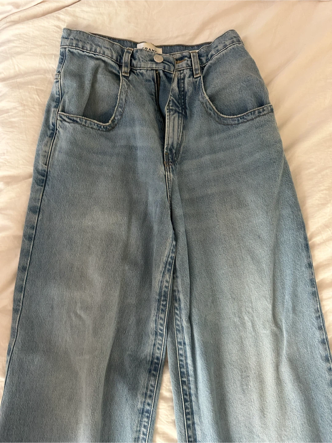 FRAME Wide Leg Jeans Size 24 - photo 2