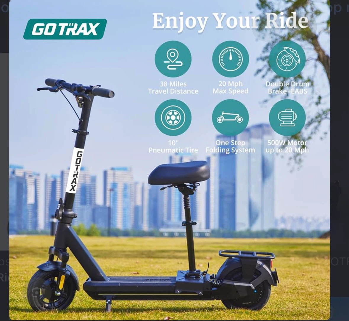 GO TRAX Electric Scooter Inner Tube