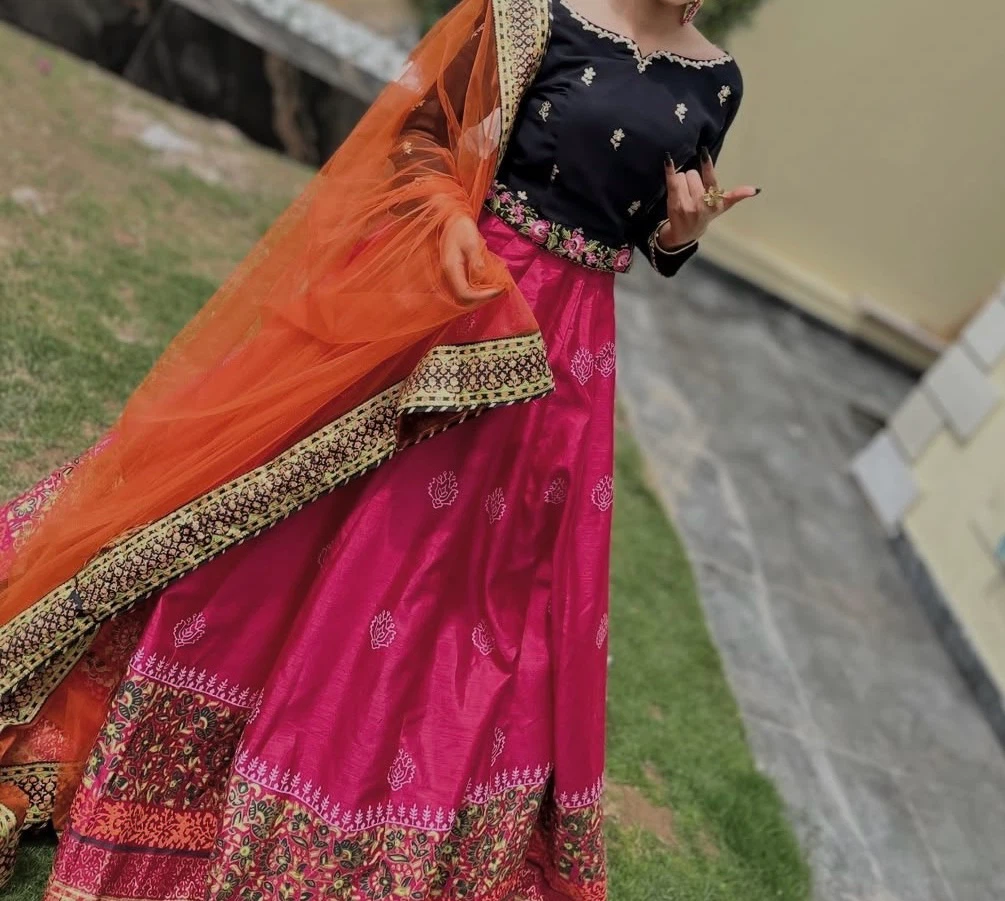 Pakistani mehendi lehenga