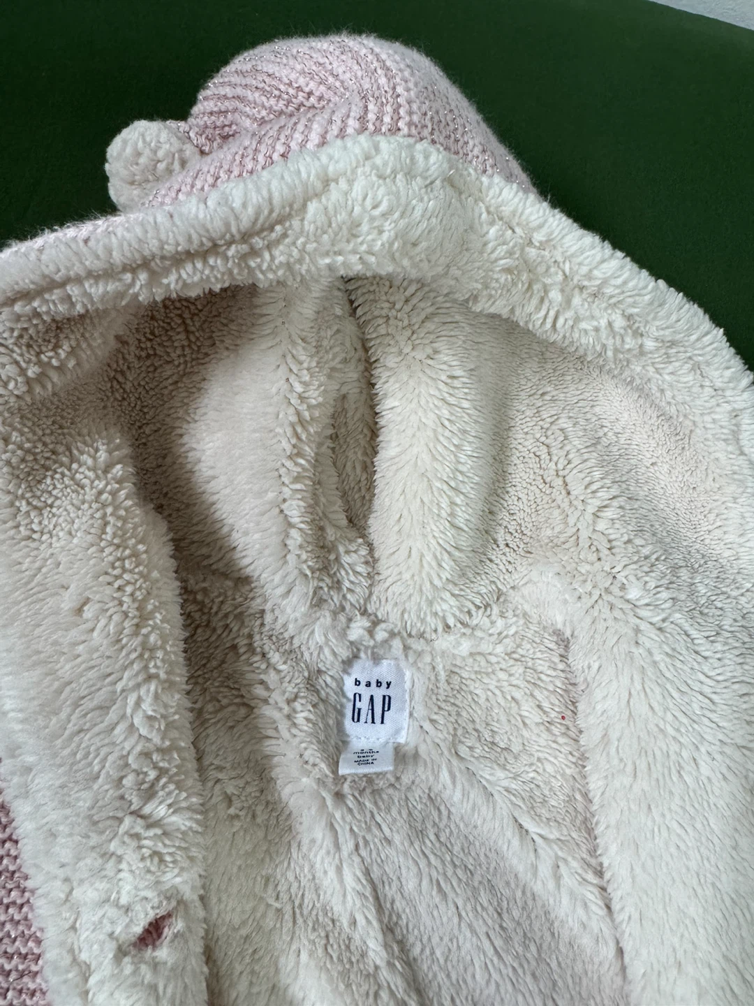 Baby Gap Hooded Sweater 3-6 months