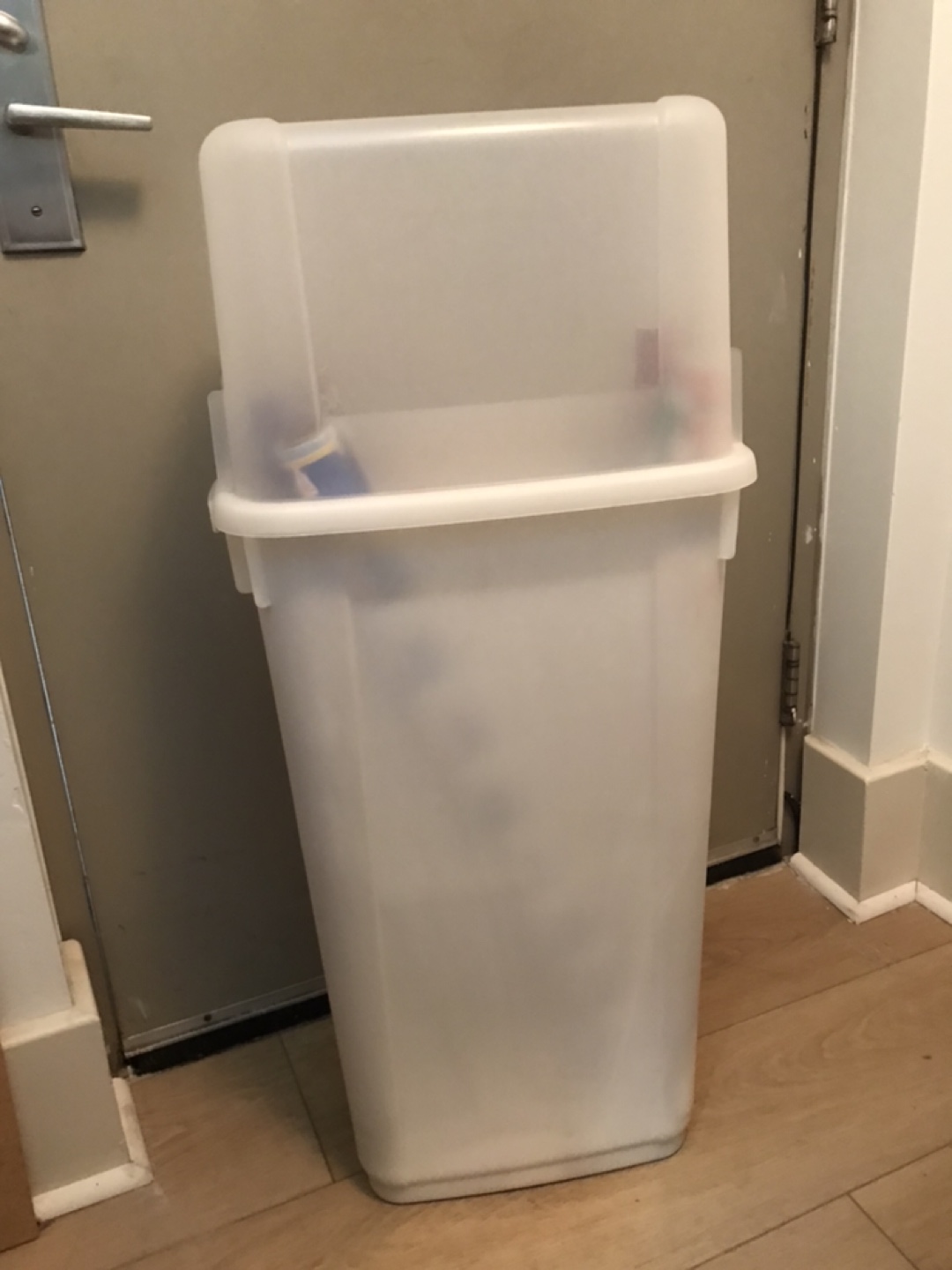 Wrapping paper storage container