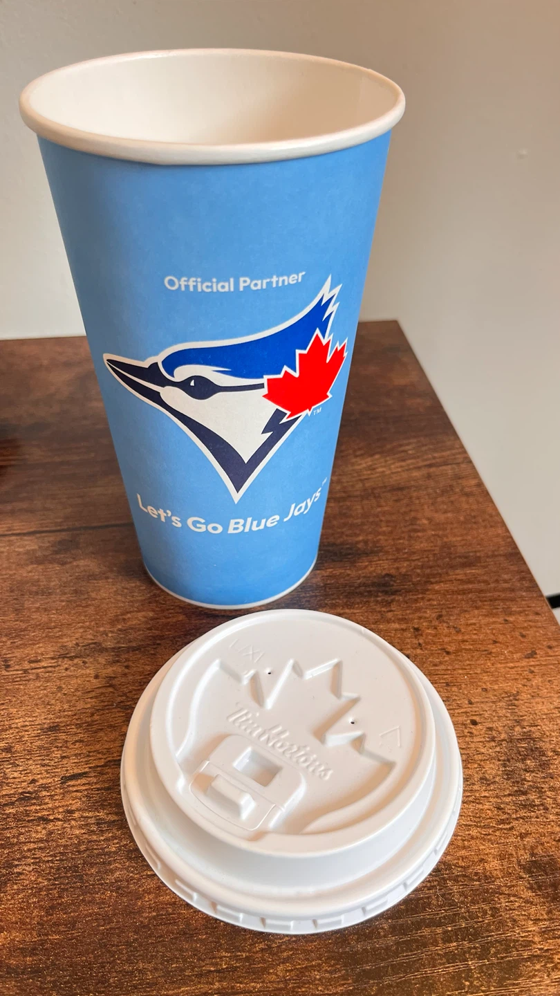 Tim Hortons Blue Jays Coffee Cup
