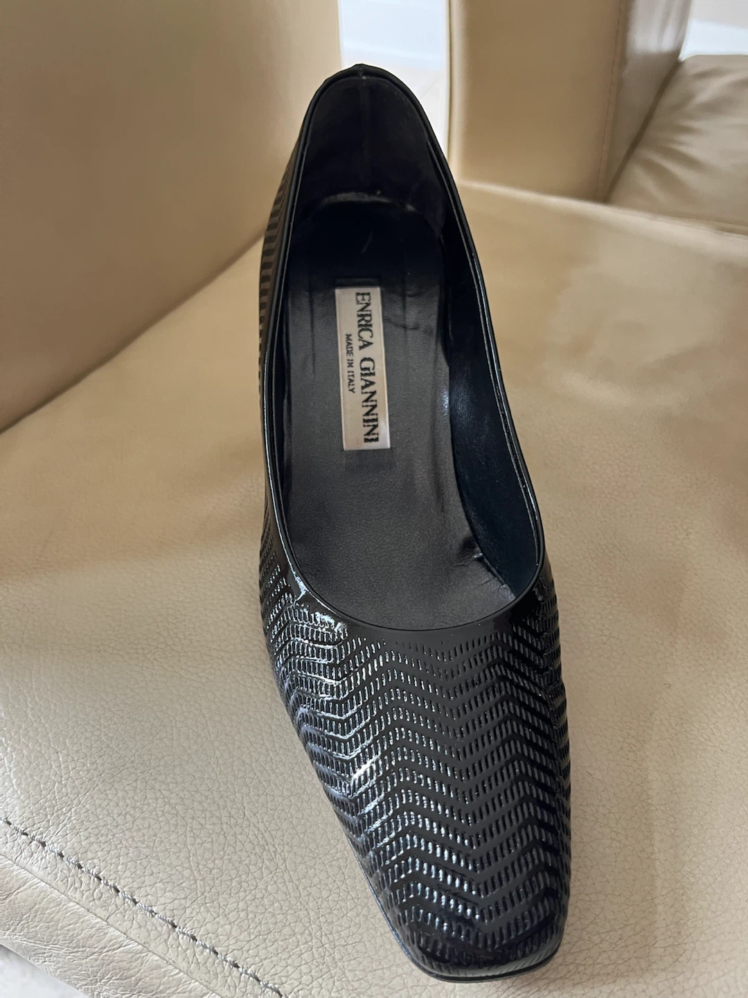 Enrica Gianni Paten Leather Heels size 37 - photo 3