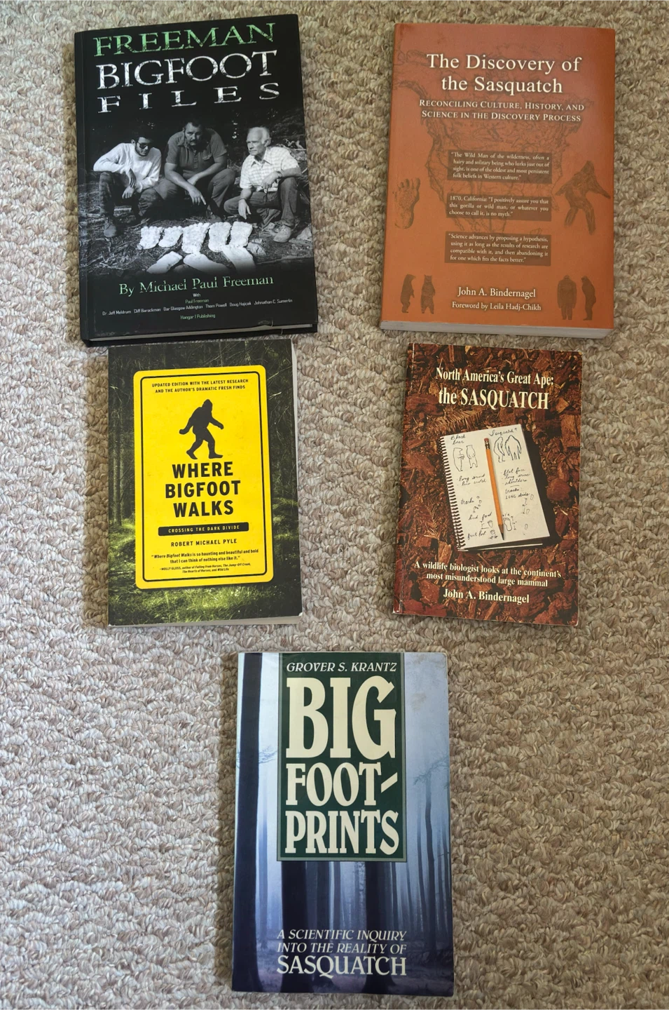 Sasquatch/Bigfoot Books For Sale