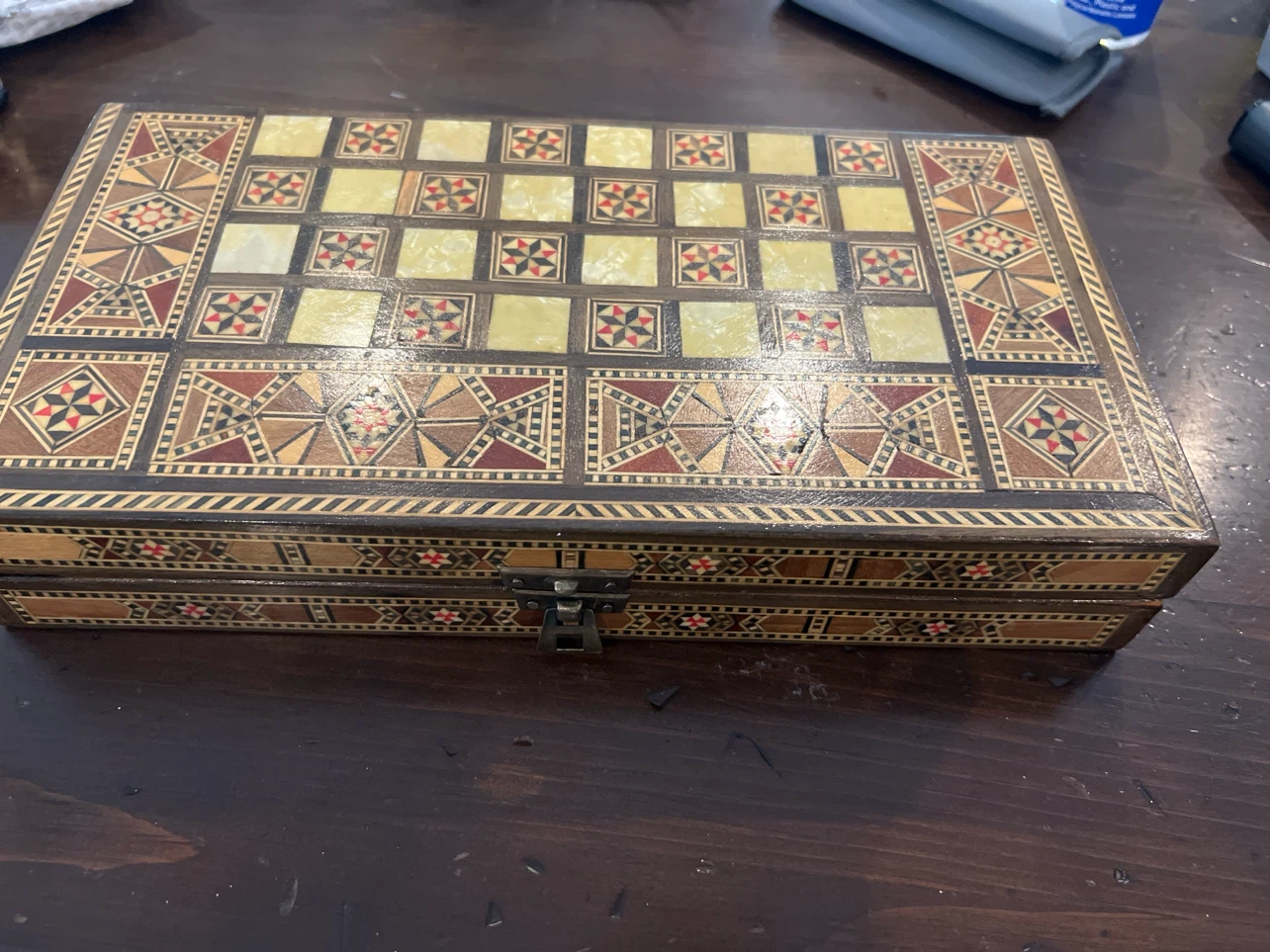 Wooden Backgammon Set vintage - photo 2