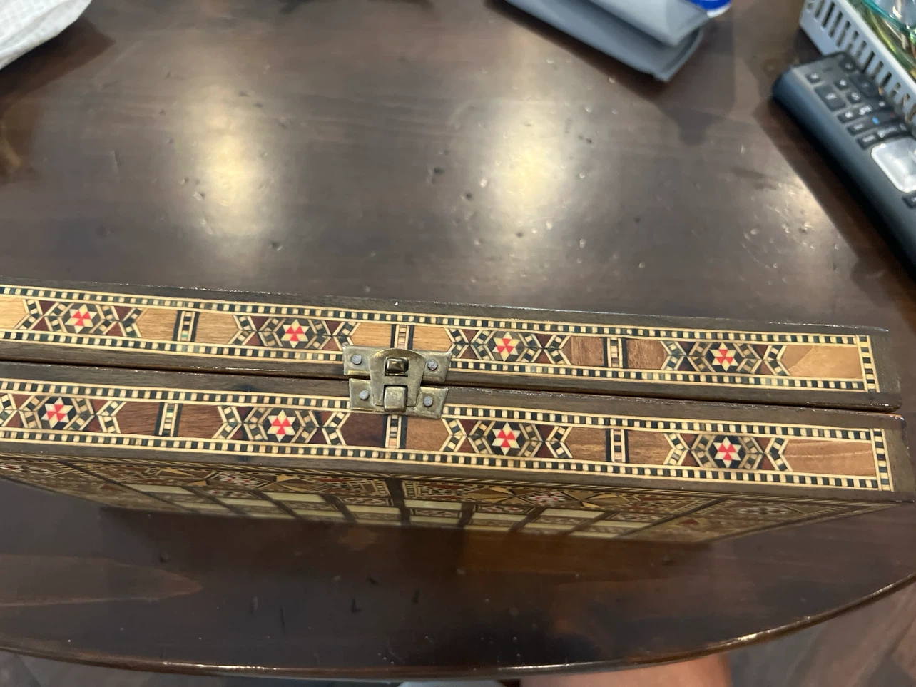 Wooden Backgammon Set vintage - photo 3