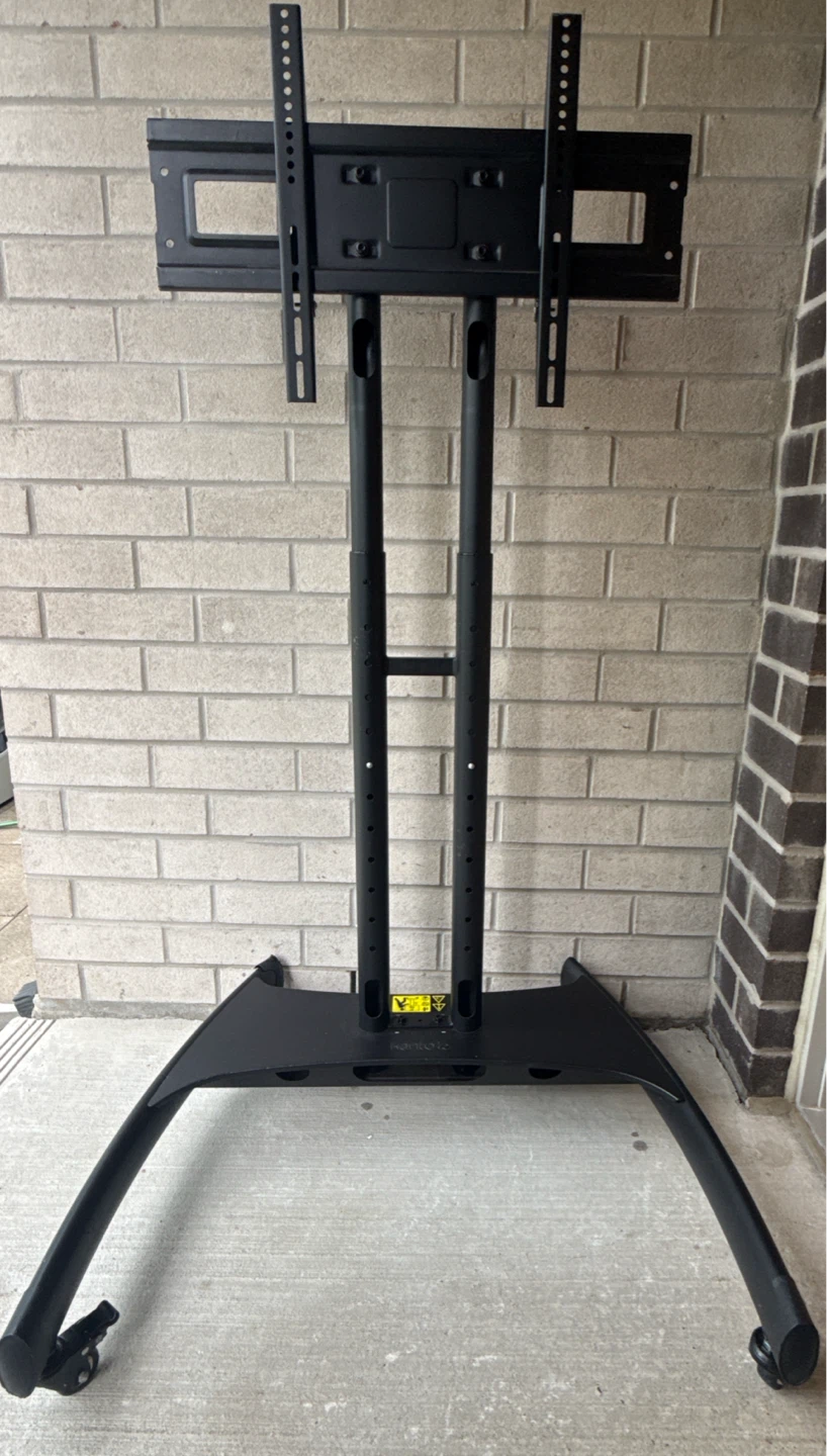 Black Rolling TV Stand - photo 2