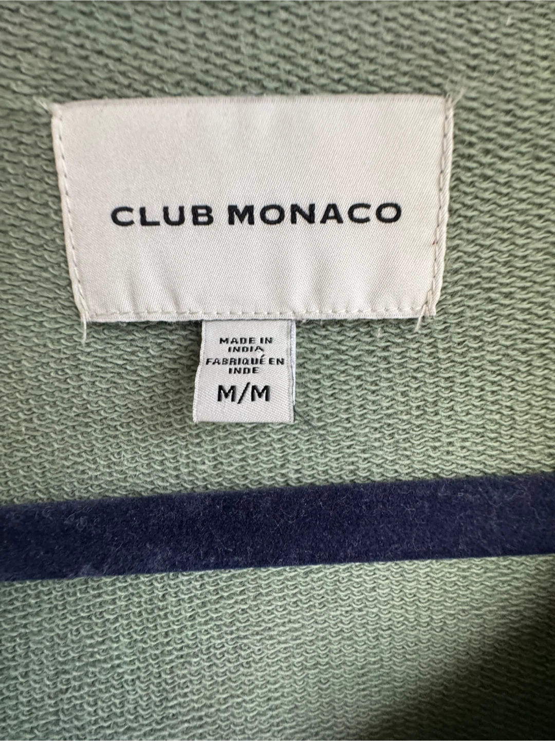 club monaco sage green sweatshirt - photo 3